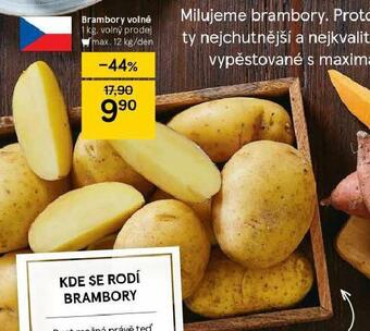 Tesco Brambory nabídka