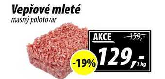 ZEMAN Vepřové mleté masný polotovar, 1 kg nabídka