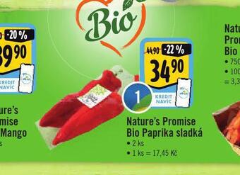 Jip Bio paprika sladká nabídka