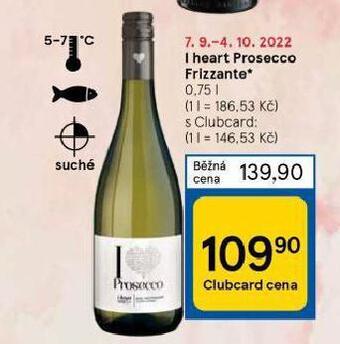 Tesco I heart prosecco frizzante nabídka