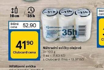 Tesco Náhradní svíčky olejové nabídka