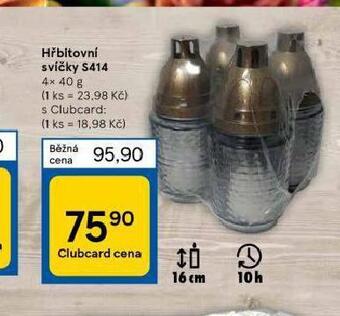 Tesco Hřbitovní svíčky nabídka