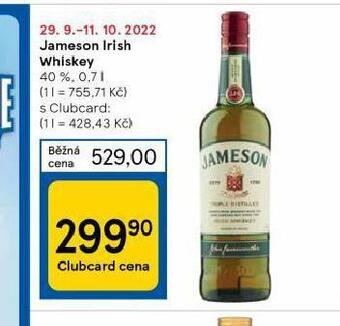 Tesco Jameson irish whiskey nabídka