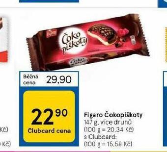 Tesco Figaro čokopiškoty nabídka