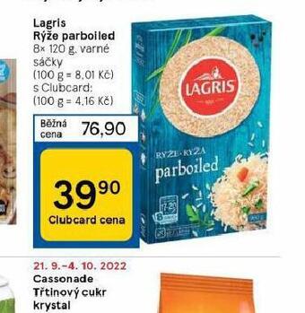 Tesco Lagris rýže parboiled nabídka