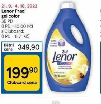 Tesco Lenor prací gel color nabídka