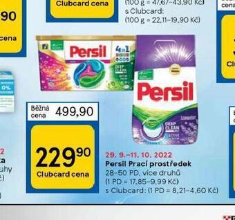 Tesco Persil prací prostředek nabídka
