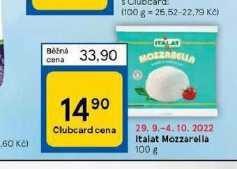 Tesco Mozzarella nabídka