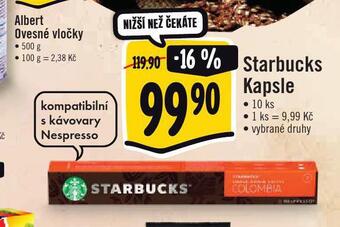 Jip Starbucks kapsle nabídka