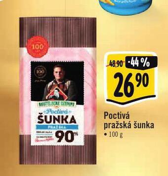 Albert Poctivá pražská šunka nabídka