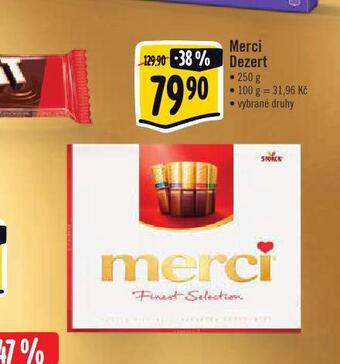 Albert Merci dezert nabídka