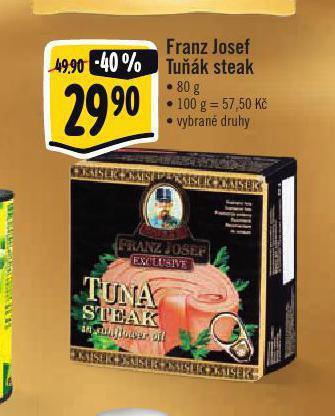 Albert Franz josef tuňák steak nabídka