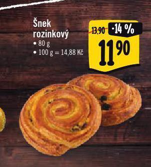 Albert Šnek rozinkový nabídka