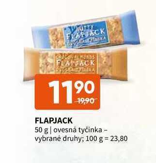 Terno Flapjack 50 g | ovesná tyčinka nabídka