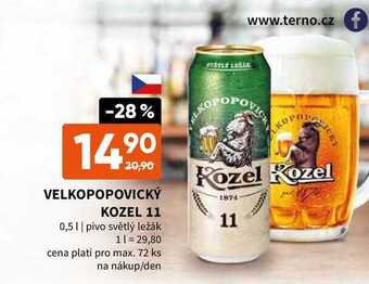Terno Velkopopovický kozel 11 nabídka