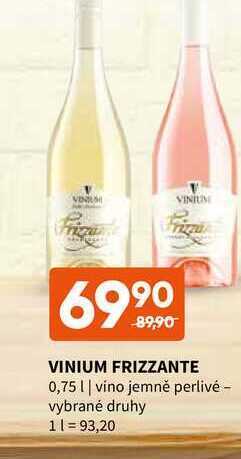 Terno Vinium frizzante 0,75 l nabídka