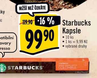 Albert Starbucks kapsle 10 ks nabídka