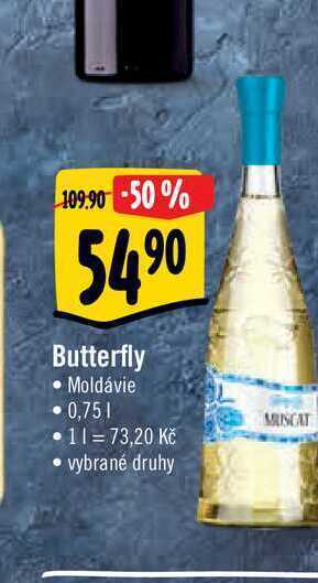 Albert Butterfly 0,75 l nabídka