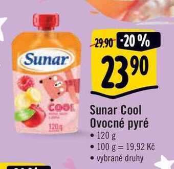 Albert Sunar cool ovocné pyré • 120 g nabídka