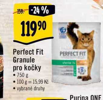 Albert Perfect fit granule pro kočky • 750 g nabídka