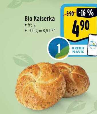 Albert Bio kaiserka • 55 g nabídka