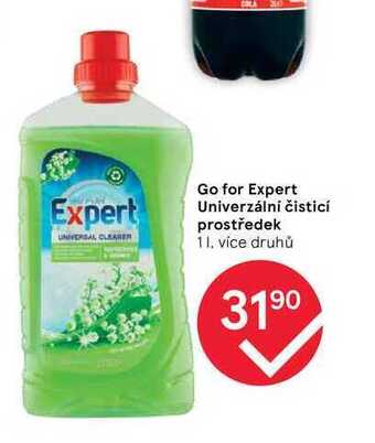 Tesco Go for expert univerzální čisticí prostředek 1 l nabídka