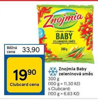 Tesco Znojmia baby zeleninová směs 300 g nabídka