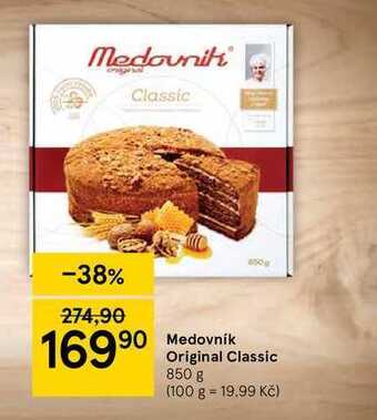 Tesco Medovník original classic 850 g nabídka