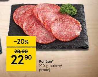 Tesco Poličan* 100 g nabídka