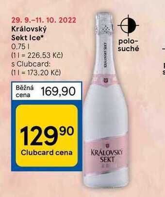 Tesco Královský sekt ice* 0.75 1 nabídka