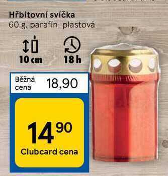 Tesco Hřbitovní svíčka 60 g nabídka