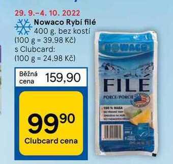 Tesco Nowaco rybí filé 400 g nabídka