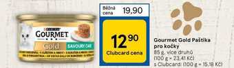 Tesco Gourmet gold paštika pro kočky 85 g nabídka