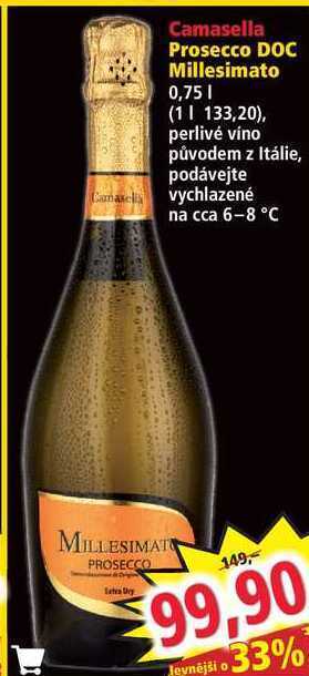 Norma Camasella prosecco doc millesimato 0,75 l nabídka