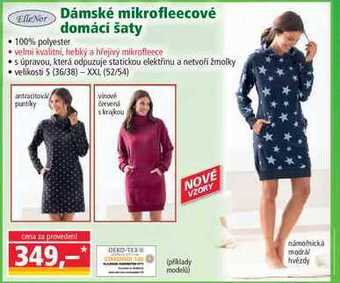 Norma Dámské mikrofleecové domácí šaty nabídka