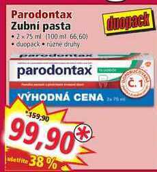 Parodontax zubní pasta 2x75 ml