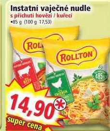 Norma Instatní vaječné nudle s příchuti hovězi / kuřecí *85 g nabídka