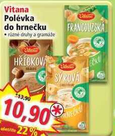 Norma Vitana polévka do hrnečku • různé druhy a gramáže nabídka