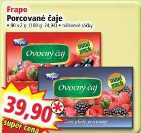 Norma Frape porcované čaje 80x2 g nabídka