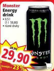Norma Monster energy drink 0,5l nabídka