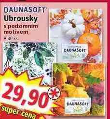 Norma Daunasoft ubrousky s podzimnim motivem - 40 ks nabídka