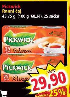 Norma Pickwick ranni čaj 43,75 g nabídka