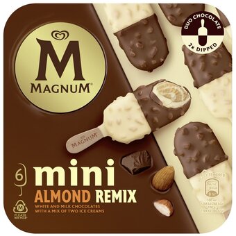 Magnum mini almond remix 6×55 ml