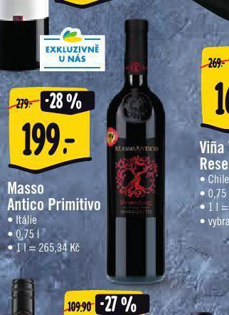 Jip Masso antico primitivo nabídka