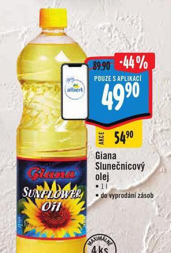 Jip Giana slunečnicový olej nabídka