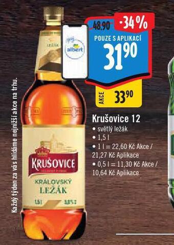 Jip Pivo krušovice 12 královský ležák nabídka