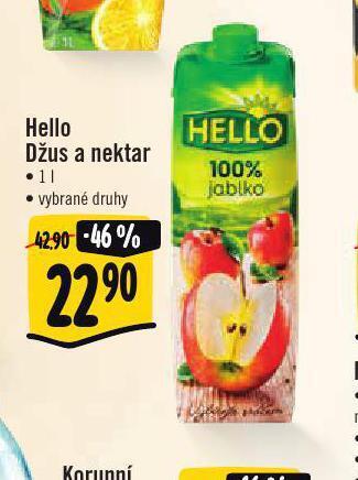 Hello džus a nektar