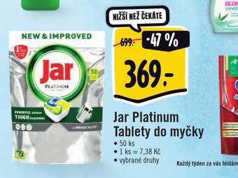 Jip Jar platinum tablety do myčky nabídka