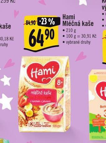 Jip Hami mléčná kaše nabídka