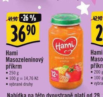 Jip Hami masozeleninový příkrm nabídka